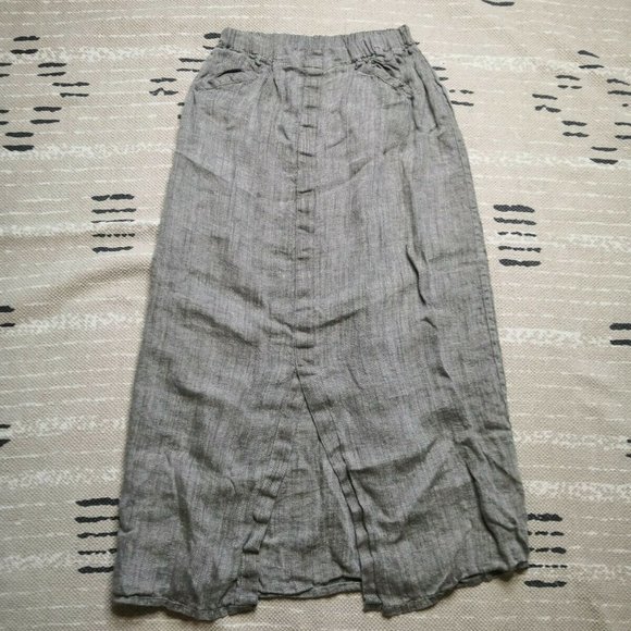 Flax Dresses & Skirts - Flax by Jeanne Engelhart Womens Gray Skirt Medium